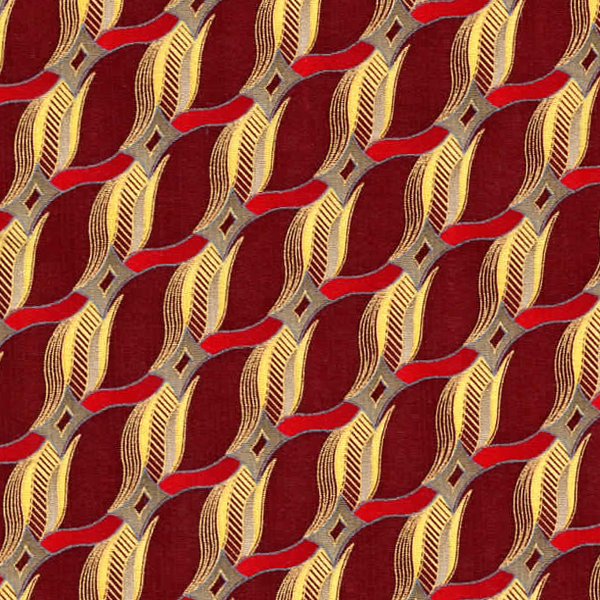 Fabric Print Tie Fabric; PF40-0001 Navy - Image 3