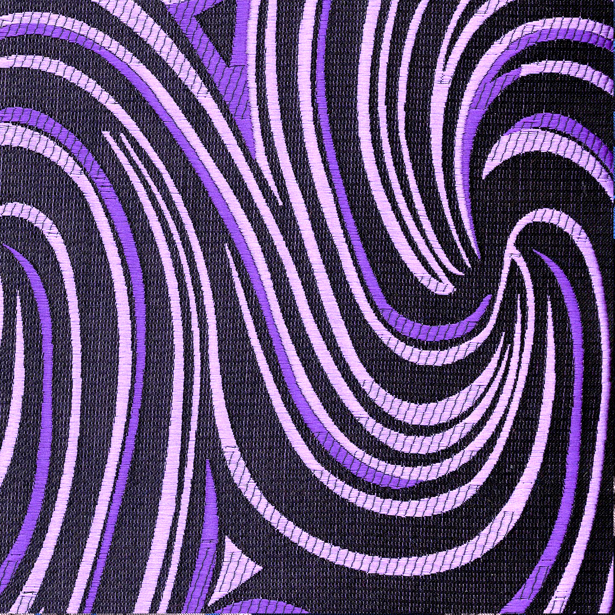 Fabric Polyester Jacquard; LTFZ234-001 Swirl Plum