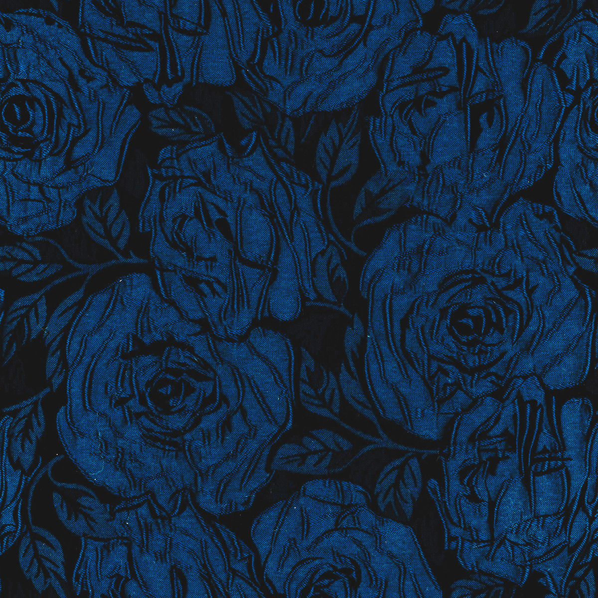 Fabric Polyester Jacquard; LTFZ262-007 Floral Teal