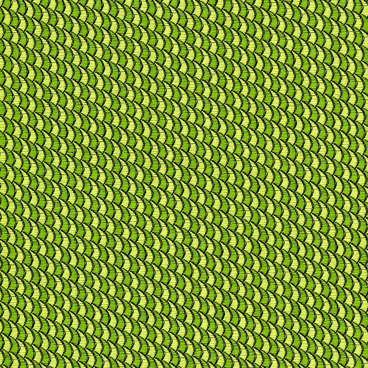 Fabric Polyester Jacquard; EU2204-003 Tonal Waves Green