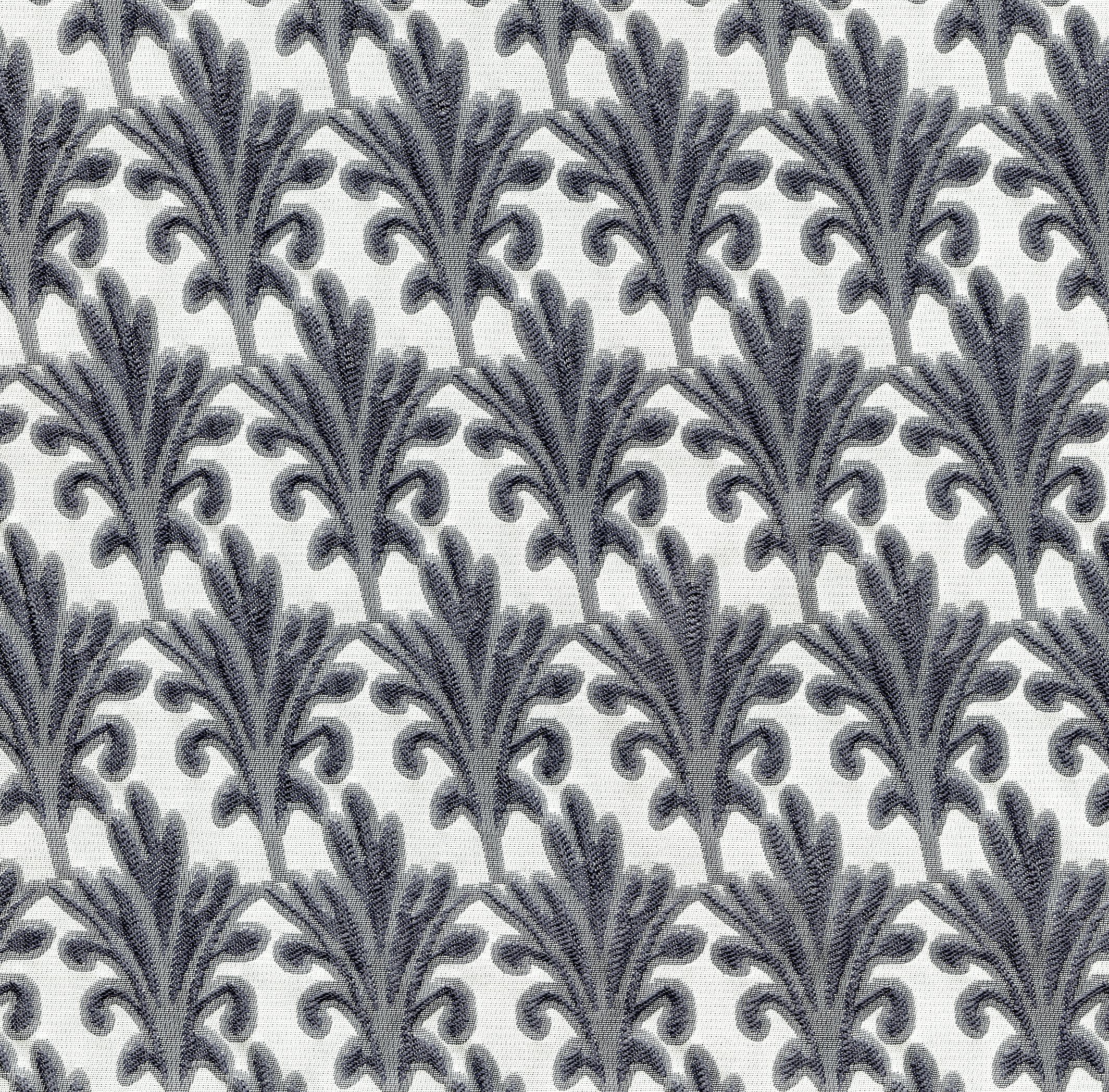 Fabric Polyester Jacquard; LTTY002-003 Leaf Grey