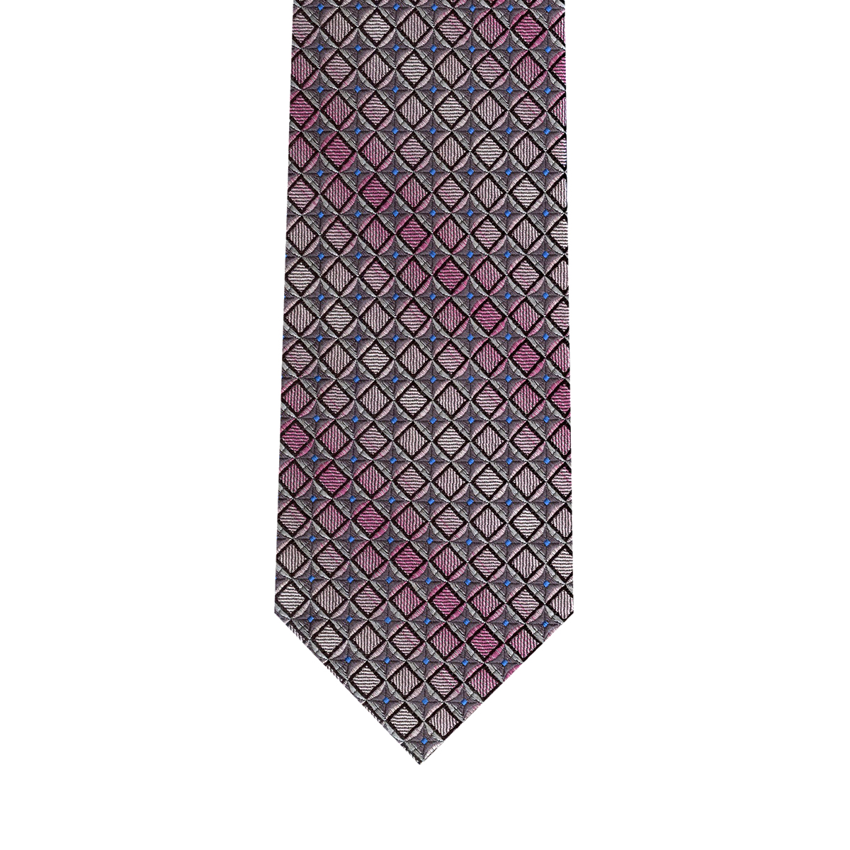 Men's Necktie Silk Woven; Geo Ombré W50-0027