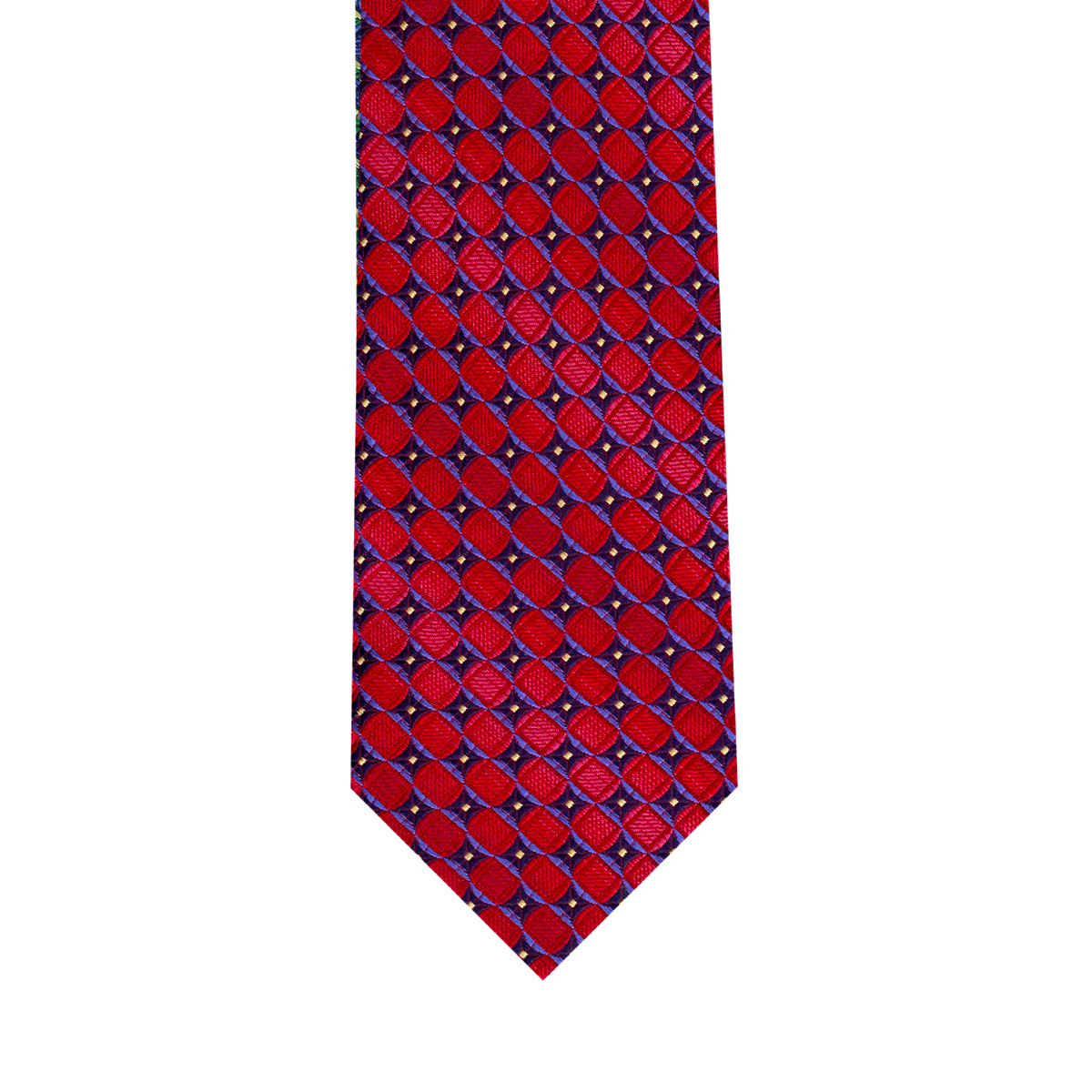 Men's Necktie Silk Woven; Geo Ombré W50-0028