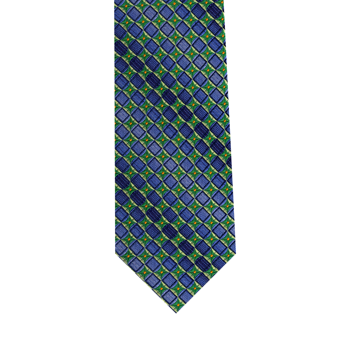 Men's Necktie Silk Woven; Geo Ombré W50-0029