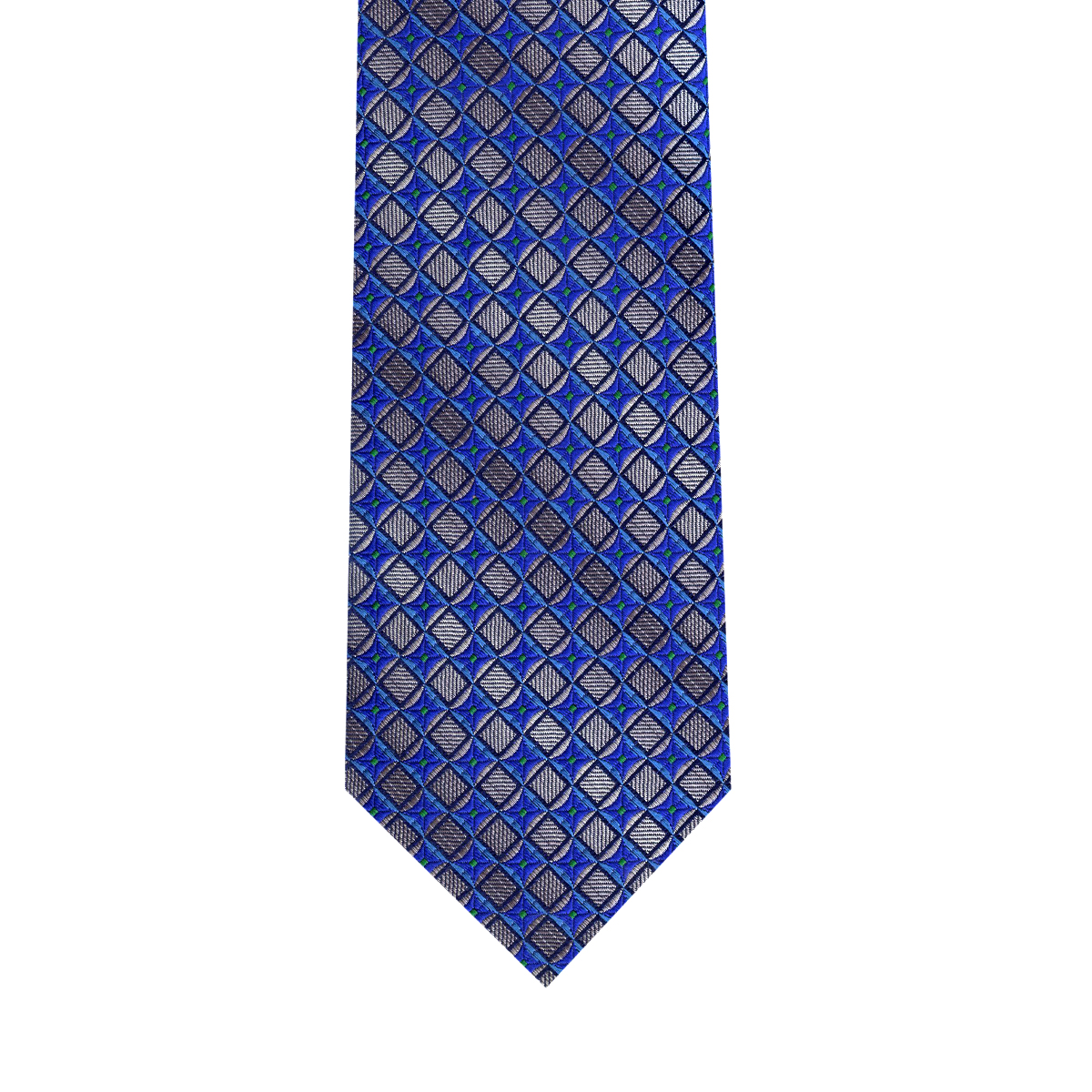 Men's Necktie Silk Woven; Geo Ombré W50-0030