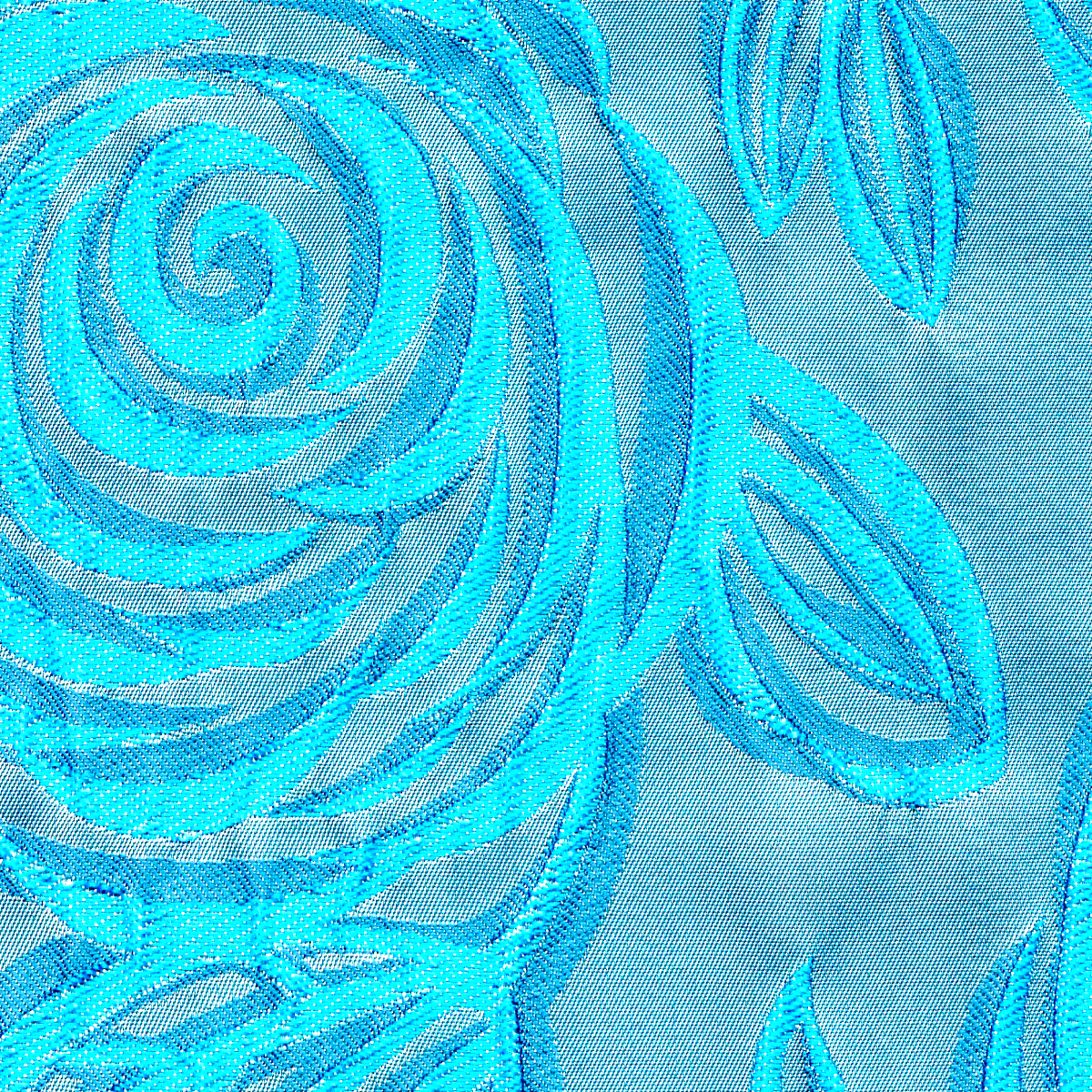 Fabric Polyester Jacquard; BR3094-003 Matelasse Floral Teal