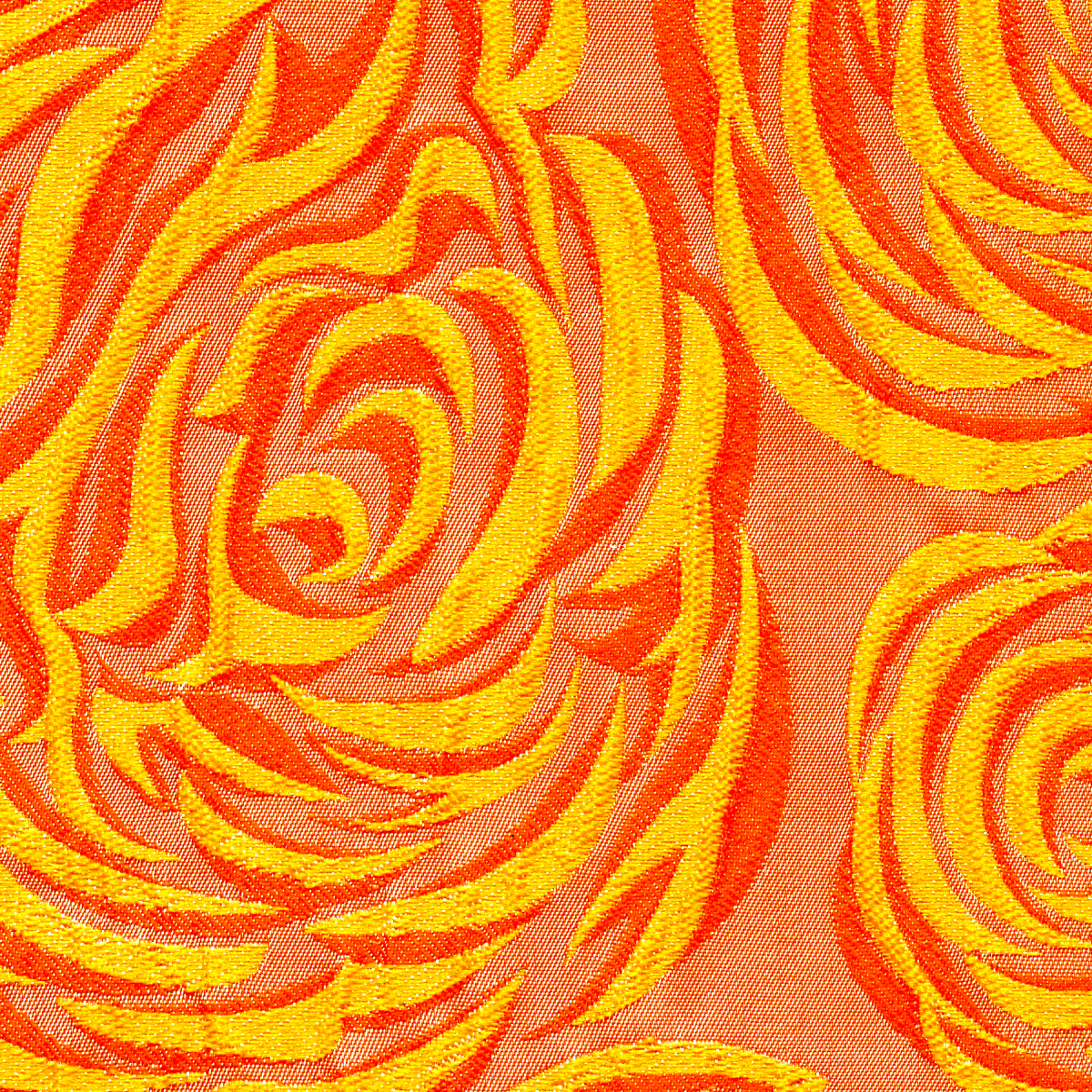 Fabric Polyester Jacquard; BR3094-002 Matelasse Floral Peach