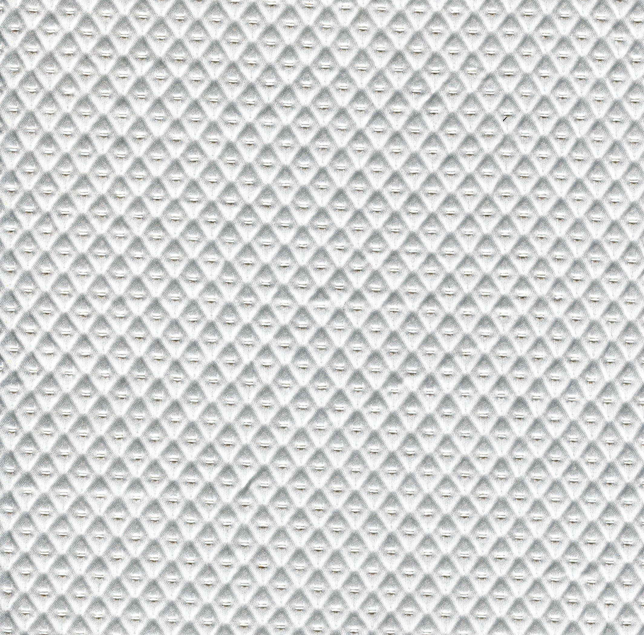 Fabric Polyester Jacquard; LTTO4176-001 Matelasse Pique White