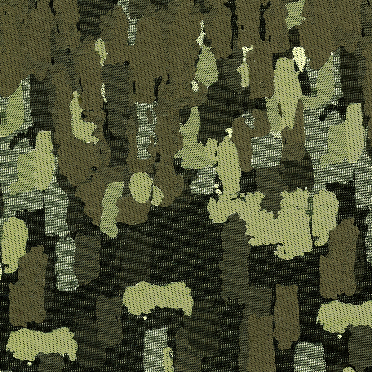 Fabric Polyester Jacquard; LTFZ197-008 Abstract Brushstrokes Green
