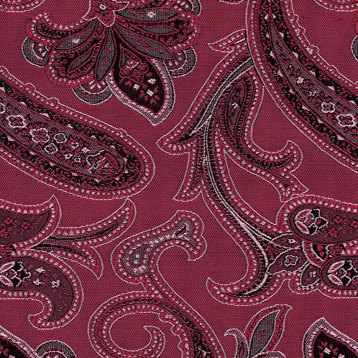 Fabric Polyester Jacquard; EU2167-004 Classic Paisley Mauve