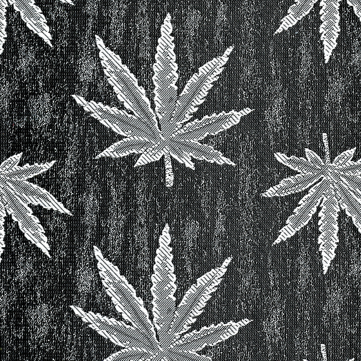 Fabric Polyester Jacquard; RT7780E-002 Cannabis Silver