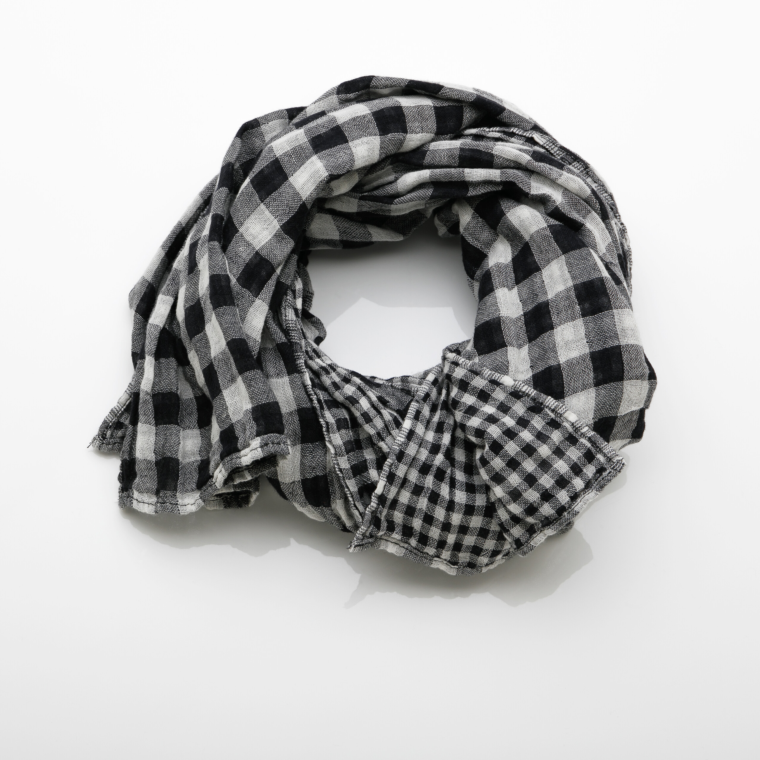 Fashion Scarf Black/White check