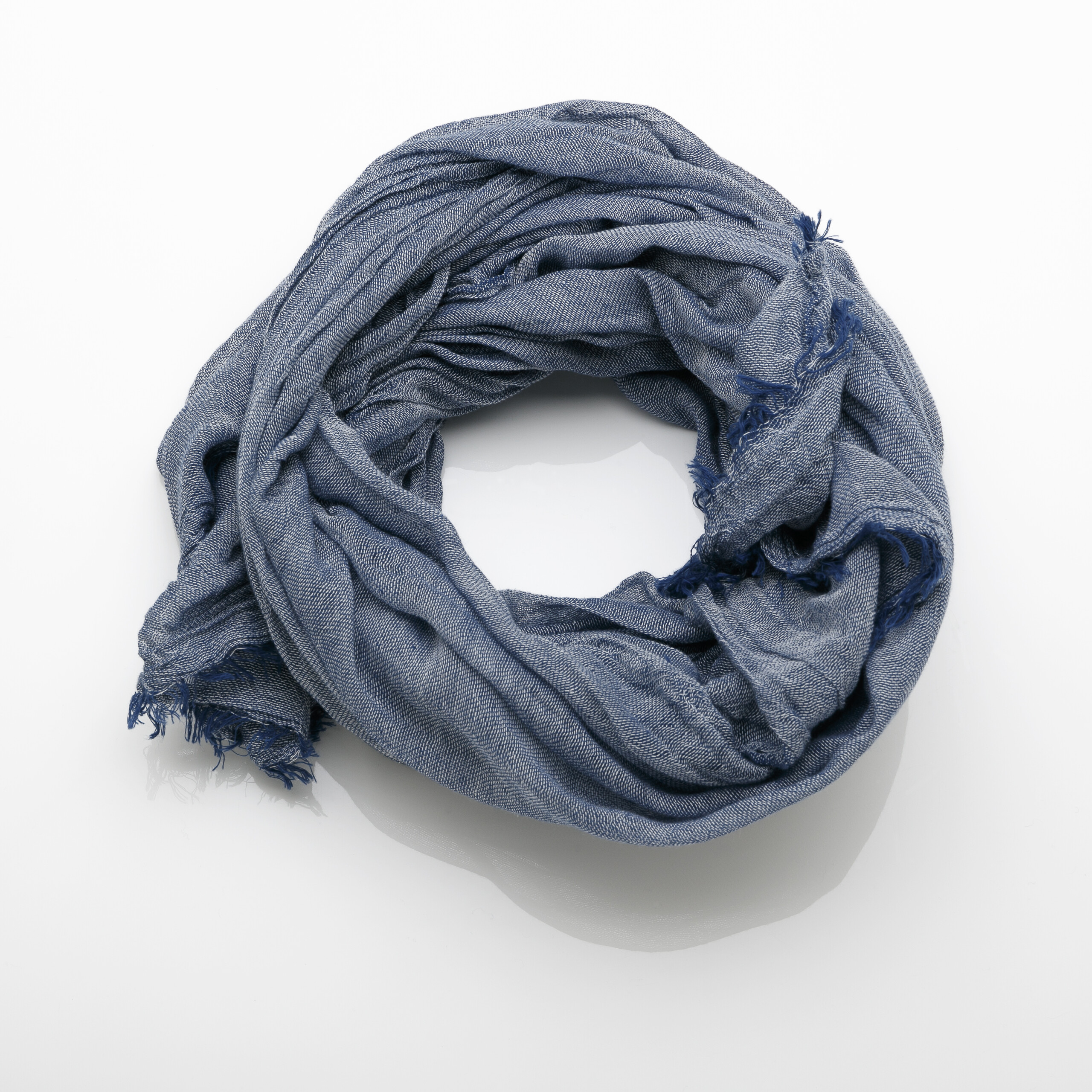 Fashion Scarf Chambray Blue
