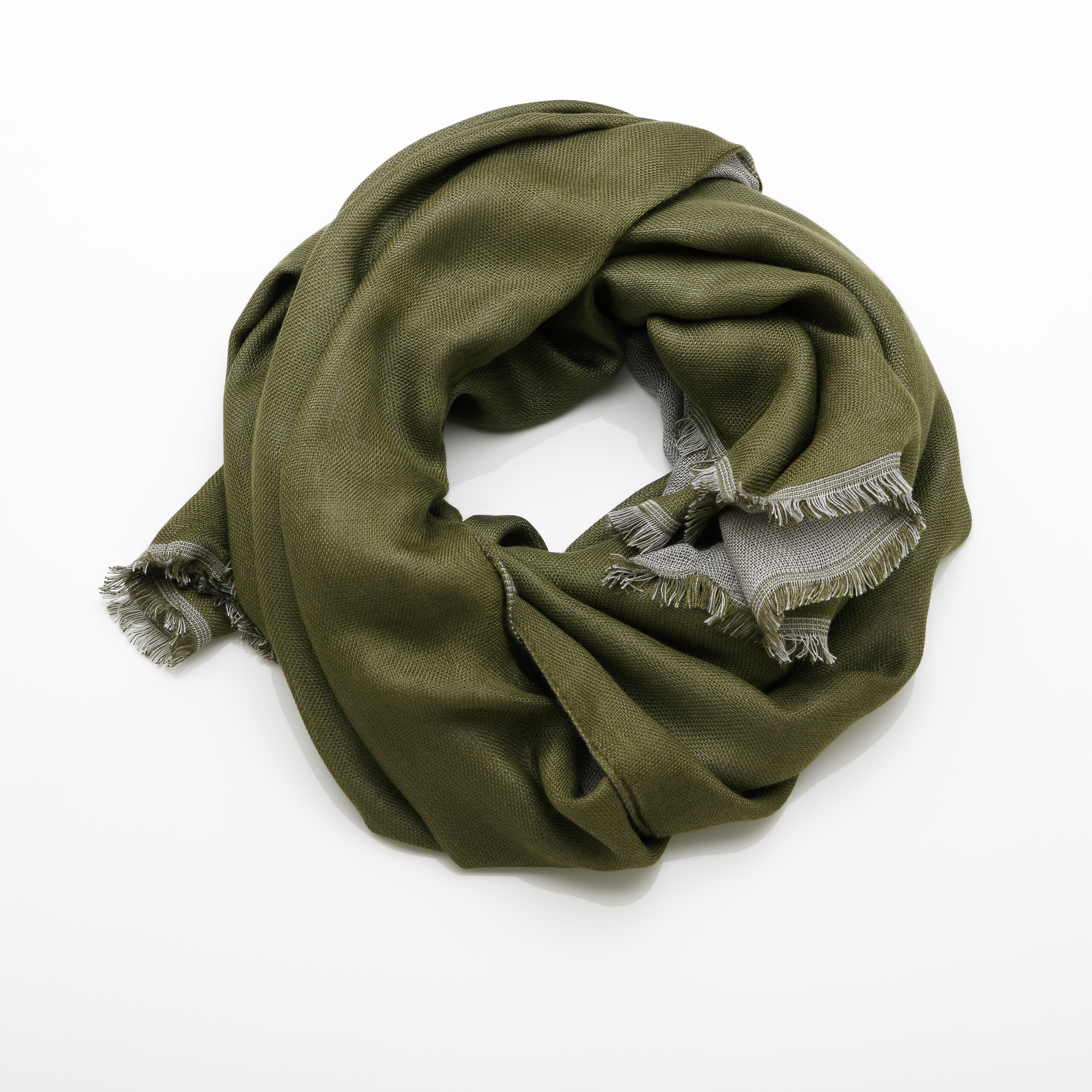 Fashion Scarf Olive/Taupe