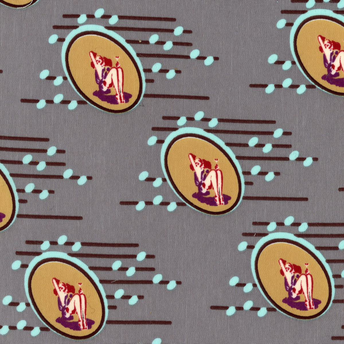 Fabric Print PF10-0600-001 Grey