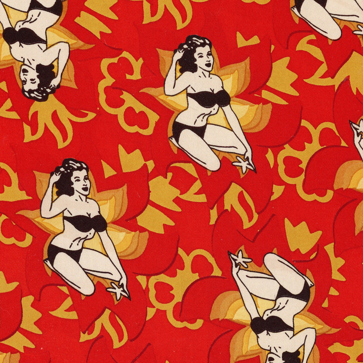 Fabric Print PF10-0601-002 Red - Image 2