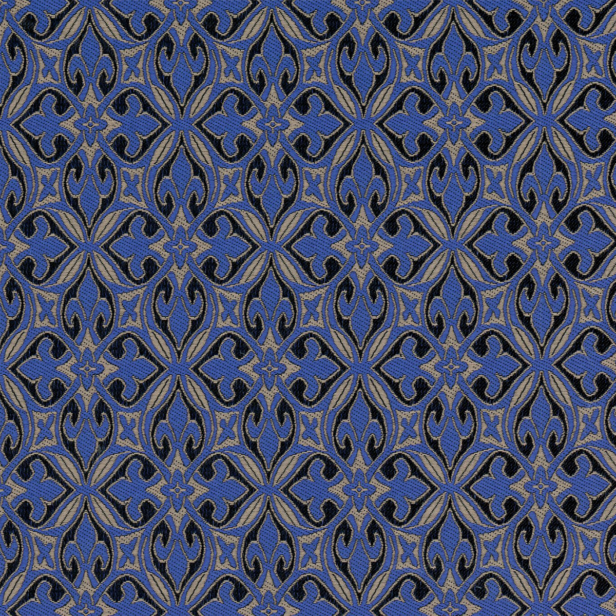 Fabric Polyester Jacquard; EU2271-001 Heraldic Paisley