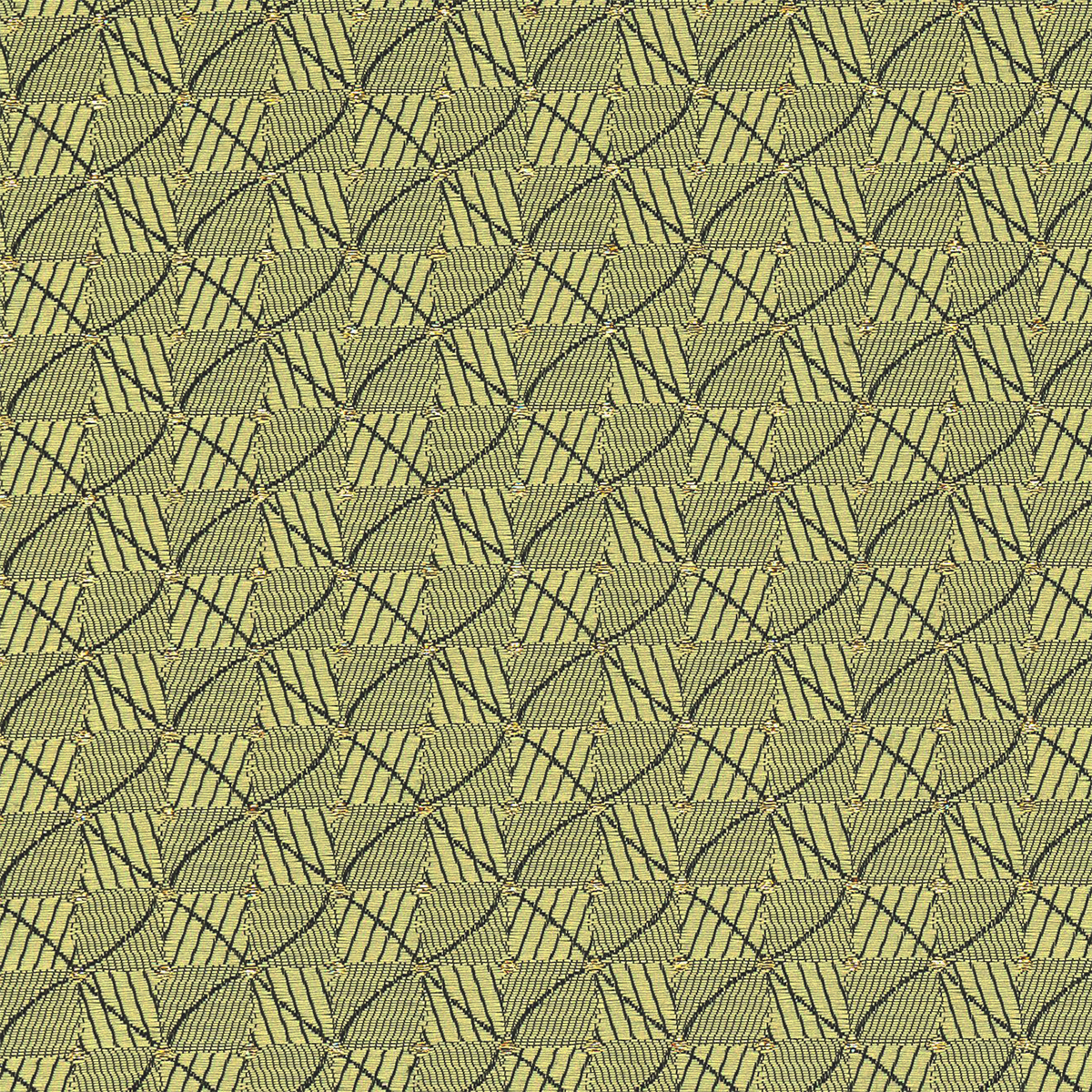 Fabric Polyester Jacquard; RT7204E-003 Geo Dot Antique Gold/Gold metal