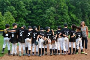 A local Chappaqua baseball team sponsored by Cycle for Survival.