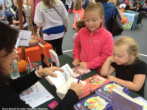 Chappaqua Children’s Book Festival 2013, Helen Perelman. Photo Grace Bennett