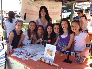 At the festival too: Many kid volunteers for the 5th Annual Great Chappaqua Bake Sale raised over $25,000 this year toward a national No Kid Hungry campaign.