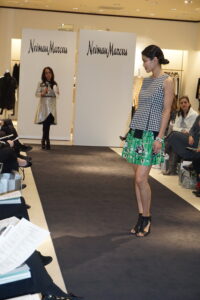 green skirt