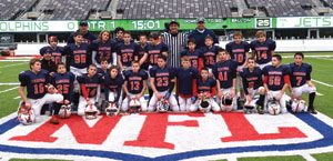 The 2014 Armonk Warriors Football team at MetLife Stadium.