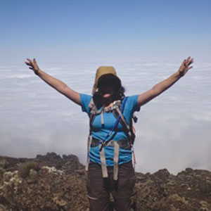 On top of the world and it shows!