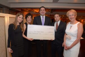 From left, Amanda Volper, Hillary Volper, Brian Patrick Fontana, Eric Volper and Marsha Gordon, president and CEO of The Business Council.
