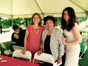 With Rep. Lowey: (L) Alex Dubroff, New Yorkers Against Gun Violence and Jessica Meller, volunteer for Million Moms March.
