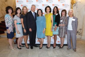 Women’s Committee: Faith Rothblatt (VP of Development at the Foundation), Lillian Clagett, Renee Steinberg, Dr. Jeffrey Borenstein (President & CEO), Carole Mallement, Suzanne Golden, Jill Sirulnick, Beth Elliott and Lilian Sicular