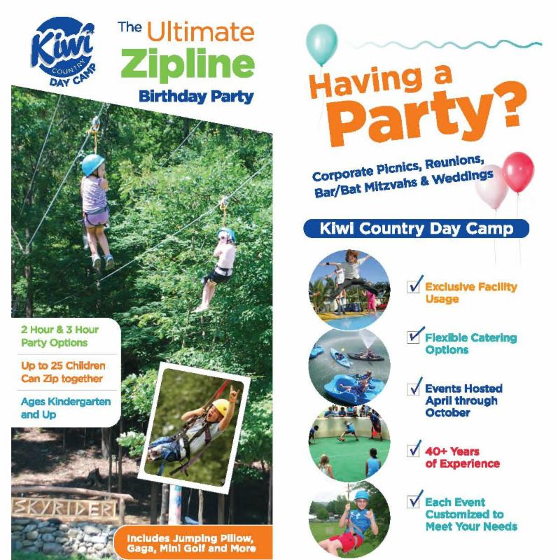 Kiwi Zipline Party