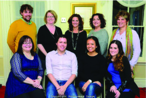 The new Chappaqua-Millwood Chamber of Commerce members. Back row, left to right: Jeff Rocco, Dawn Greenberg (Executive Director), Dawn Dankner-Rosen (President), Carolyn Vento, Bernadette Bloom Front row, left to right: Dominique Simons, Collin Slattery, Lauren Levin, Nicole Hair.