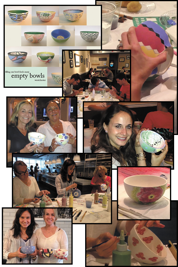 Bowl Painting Party Photos provided courtesy of Mindy Kombert of the NWAG