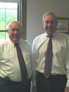 Erik Nicolaysen III (left) and partner, Randy Coon