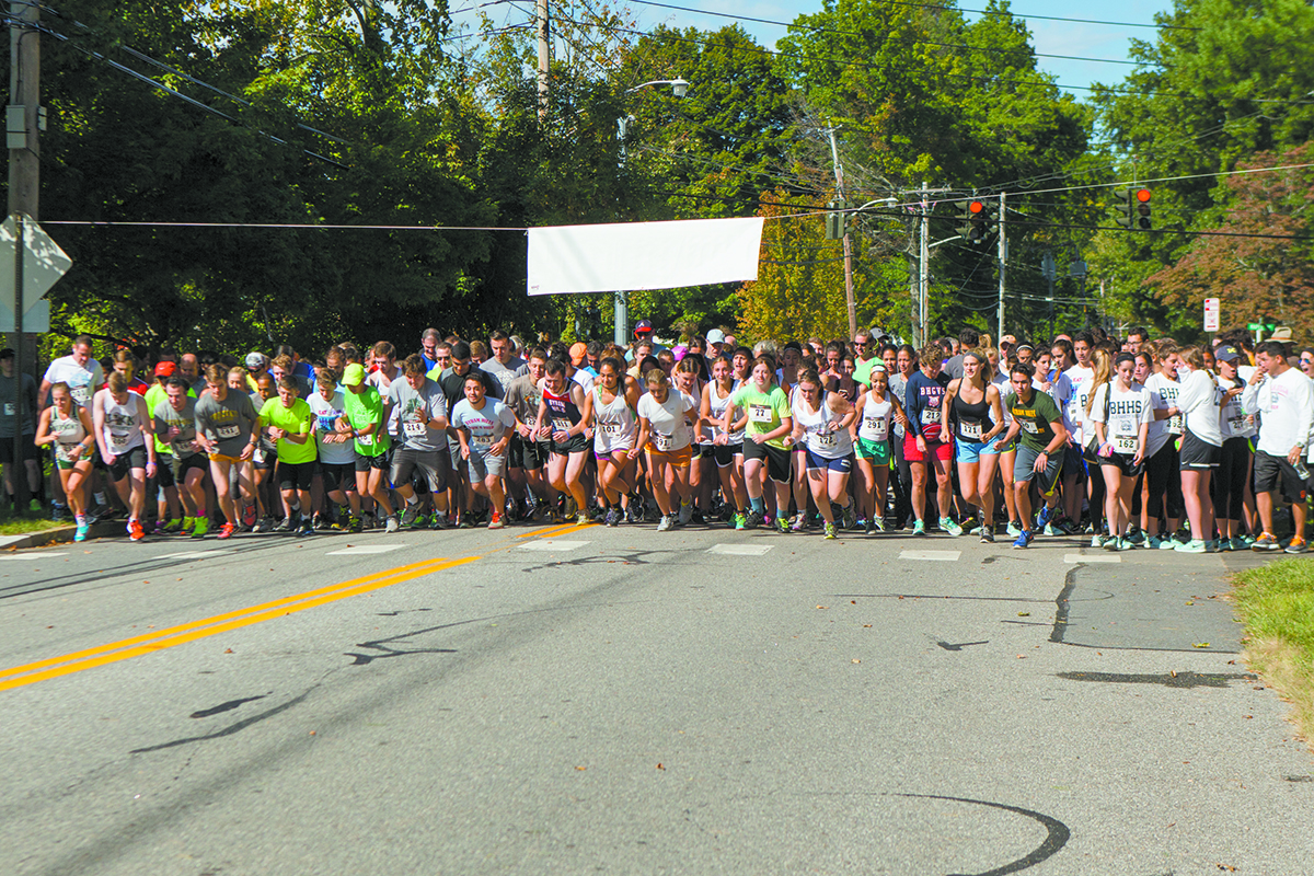 And they’re off–close to 300 runners turned out for Jamie’s 5K Run for Love this year.