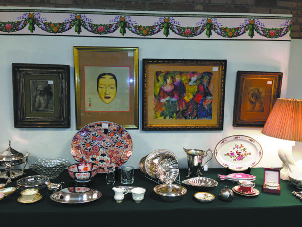 A previous Gold in Your Attic booth from a past Chappaqua Expo
