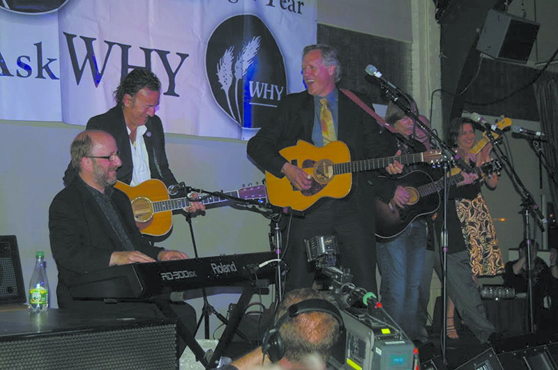 Jon, Bruce, Tom Chapin, Jackson Browne and Jen Chapin