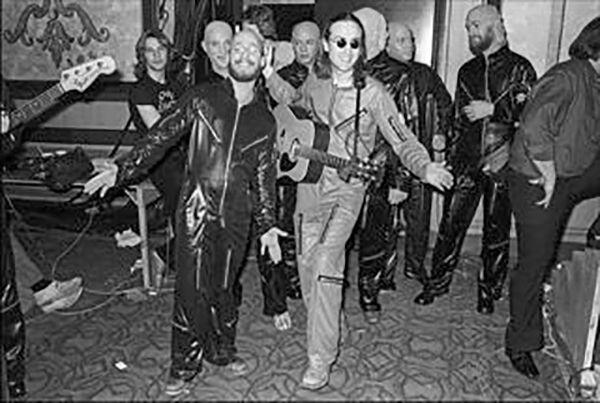Jon and John Lennon, copyright 1975, Allan Tannenbaum
