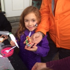 Cookie decorating at DeCicco's photo