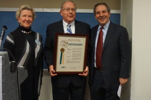 A first proclamation from the County Executive's office: January 21, 2016 as Northern Westchester Hospital Day