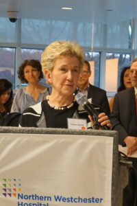 Nancy Karch, chair of NWH's Board of Trustees