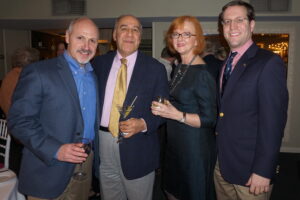 (L-R): Robert Greenstein, Majid Eshghi, Rosemary Eshghi, and David Buchwald.