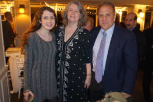 Theresa and Sandy Bueti and their daughter.