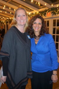 L-R: Jennifer Bancroft, Chamber Manager with Dawn Dankner Rosen, Chamber President.