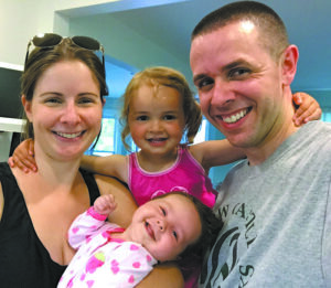 Matt and Laura Gavan Marucci and family