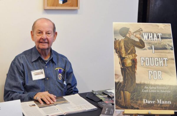 David Mann at a Signing of his book, "What I Fought For"