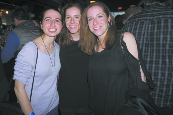 (L-R): Friends of Miles: Emily Waldman, Kaila Allison, and Nickki Allison