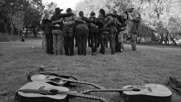 Songwriting with Soliders group