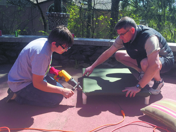 Boy Scout Clever adds a nylon sheet.